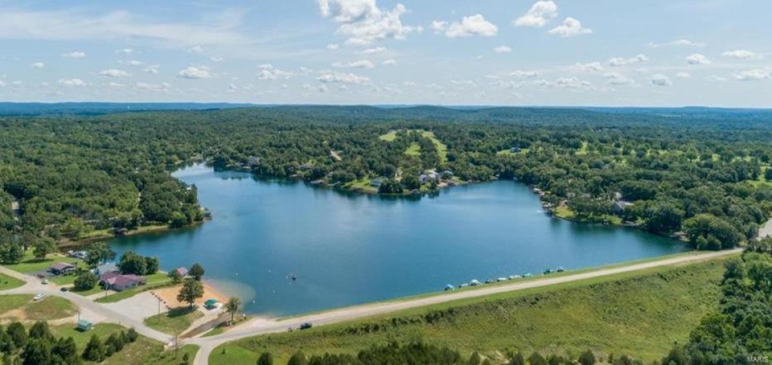 Aerial view of 1 of the lakes