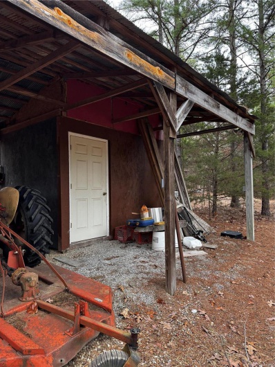 View of outbuilding
