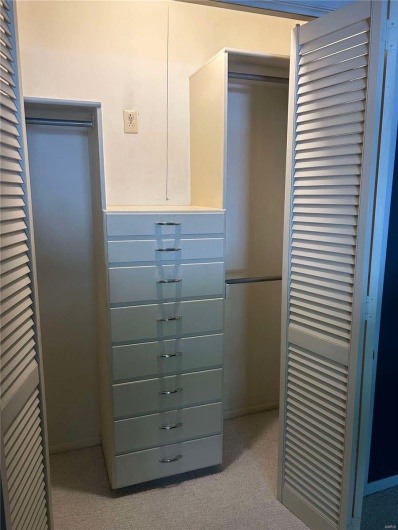 View of closet
