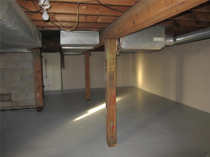 View of basement