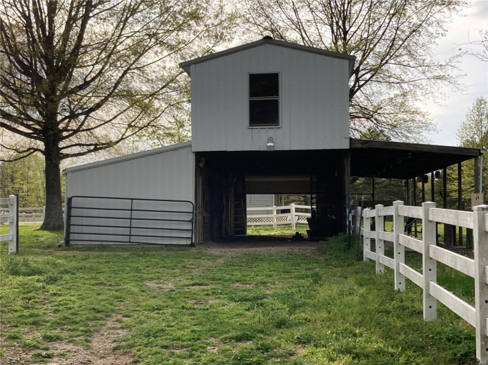 View of pole building