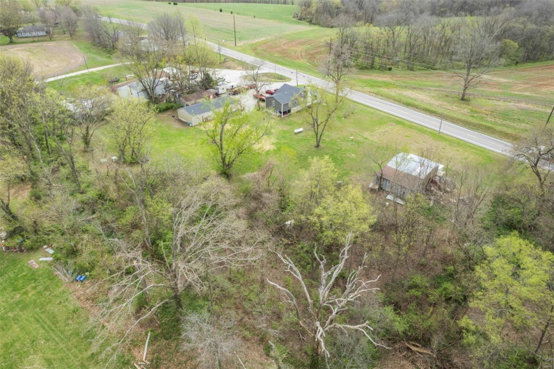 Drone / aerial view featuring a rural view
