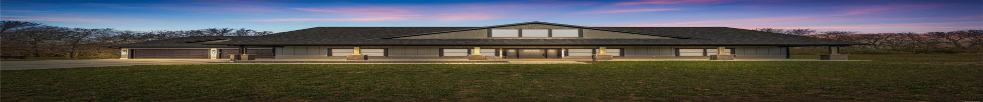 Residential For Sale Modern farmhouse style home with an attached garage, a shingled roof, a front lawn, and driveway