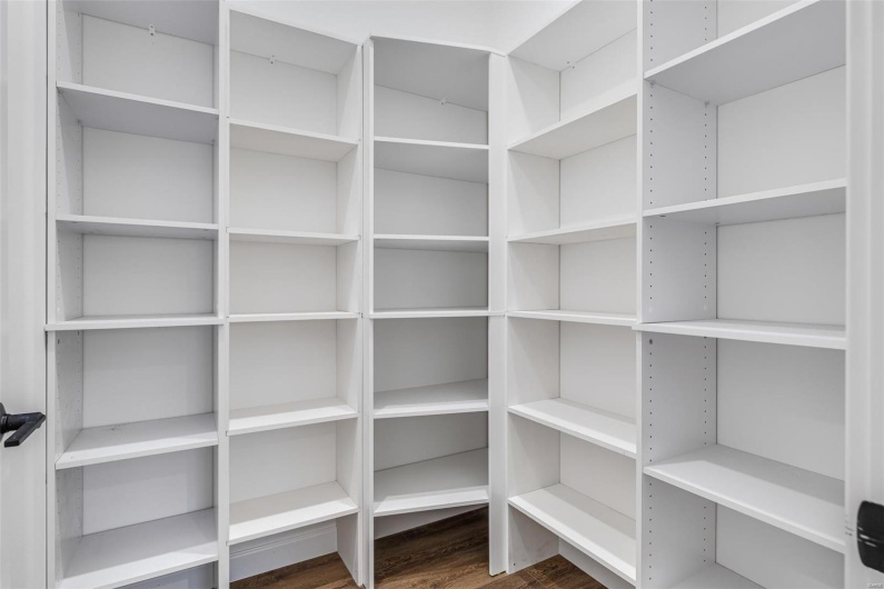 View of storage area
