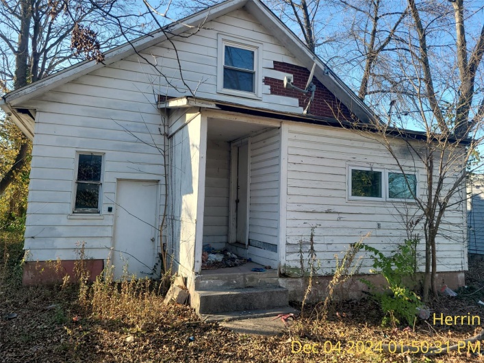 View of back of property