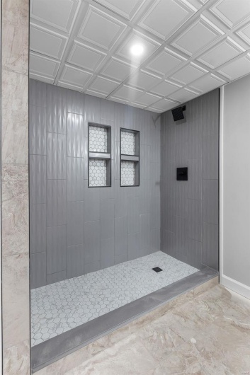 Bathroom featuring a shower
