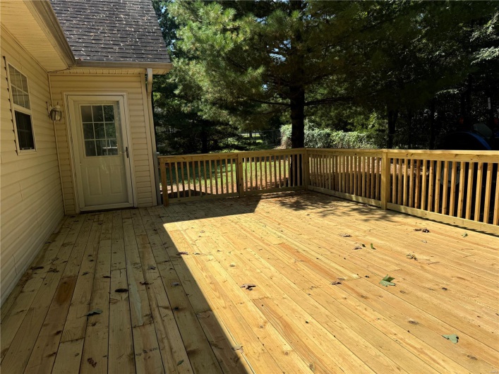 View of deck