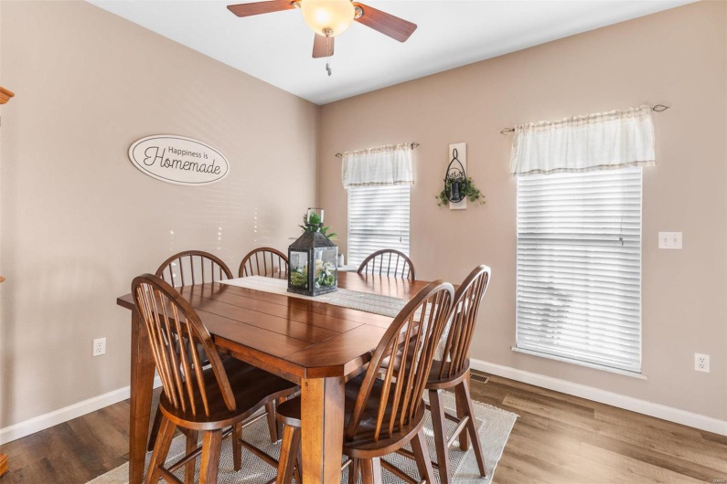 Dining space 