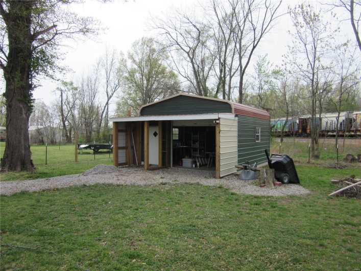 View of outbuilding featuring an outdoor structure