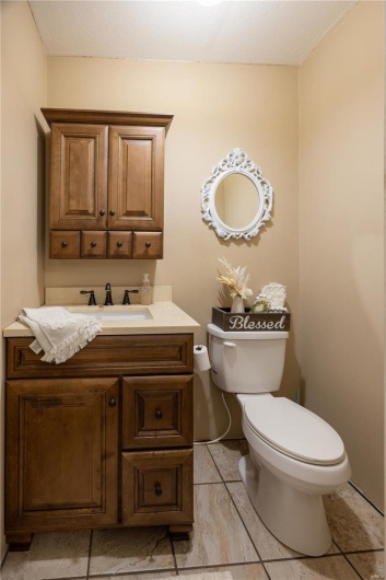 Half bathroom on Bedroom 2