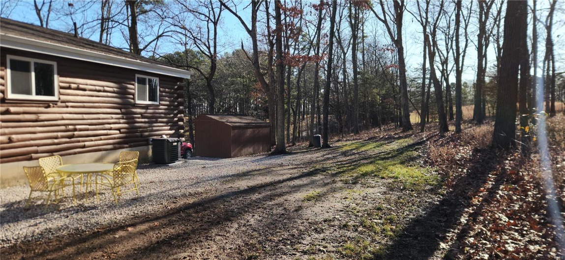 Backside of home