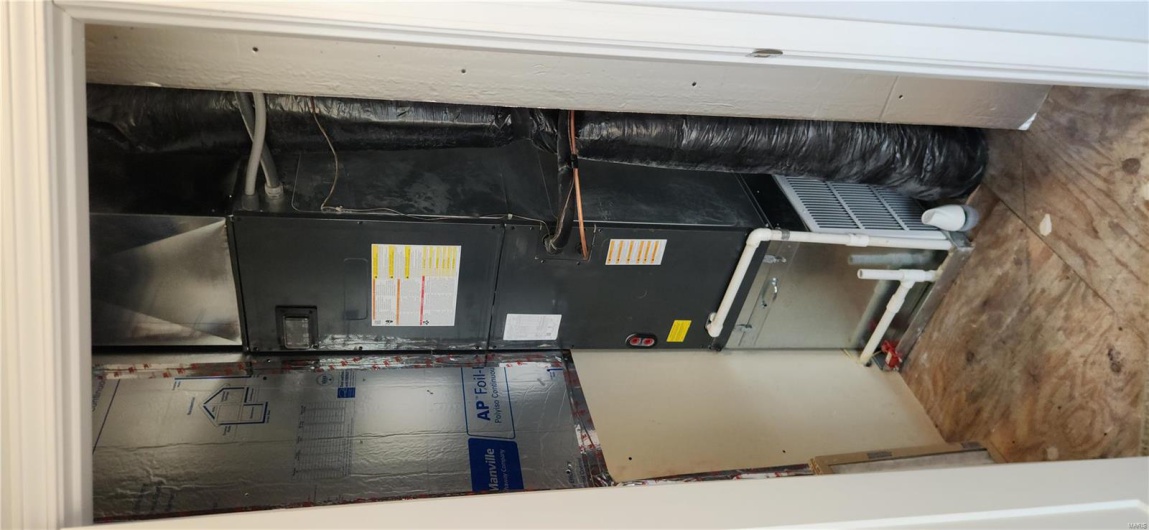 HVAC utility closet