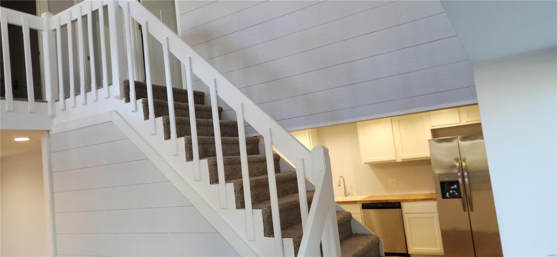 From living room looking up staircase