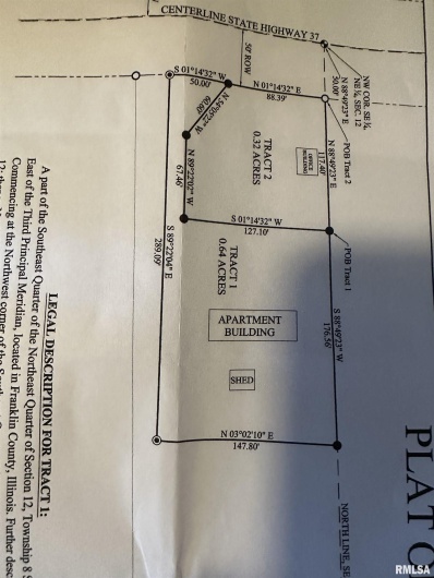 17902 Route 37, Johnston City, Illinois 62951, 0 , 0 ,0,Commercial Sale,For Sale,Route 37,0,RMAEB457417