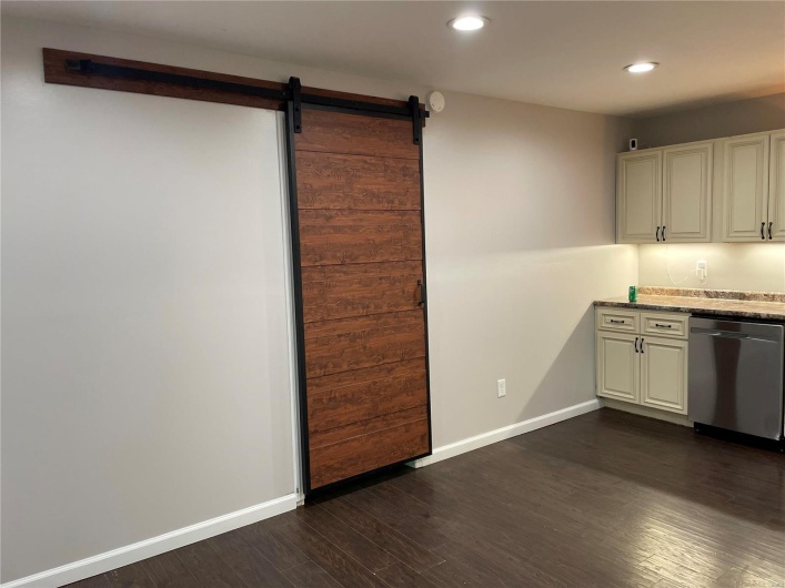 Kitchen/family room entry door