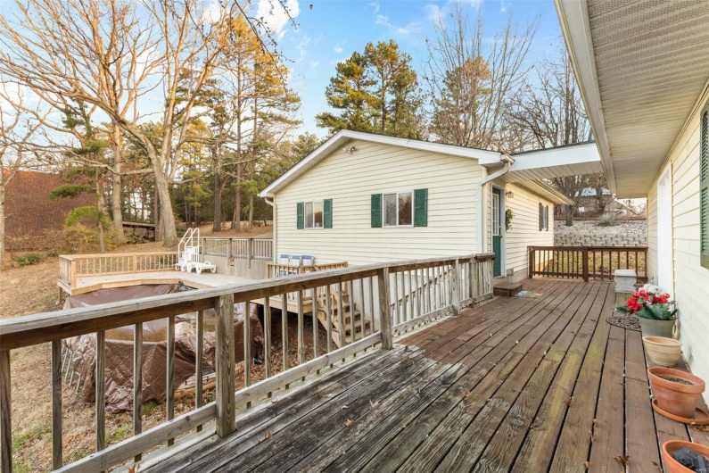 View of deck