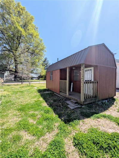View of outbuilding