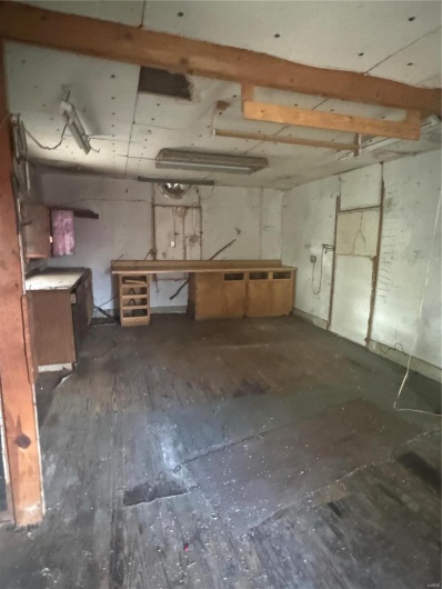 View of basement