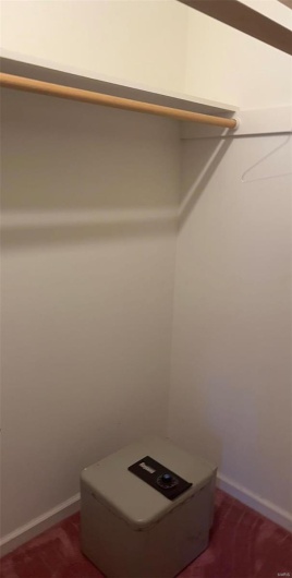 View of spacious closet
