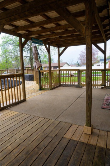 Deck featuring a patio