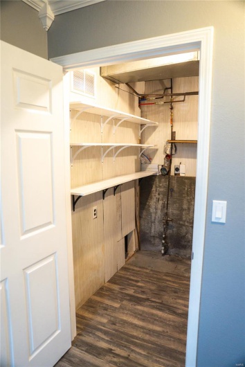 Storage featuring visible vents