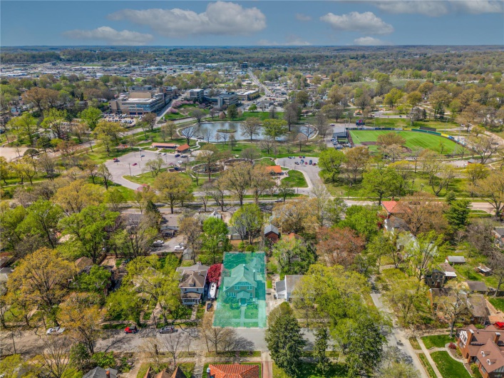 Bird's eye view featuring a residential view