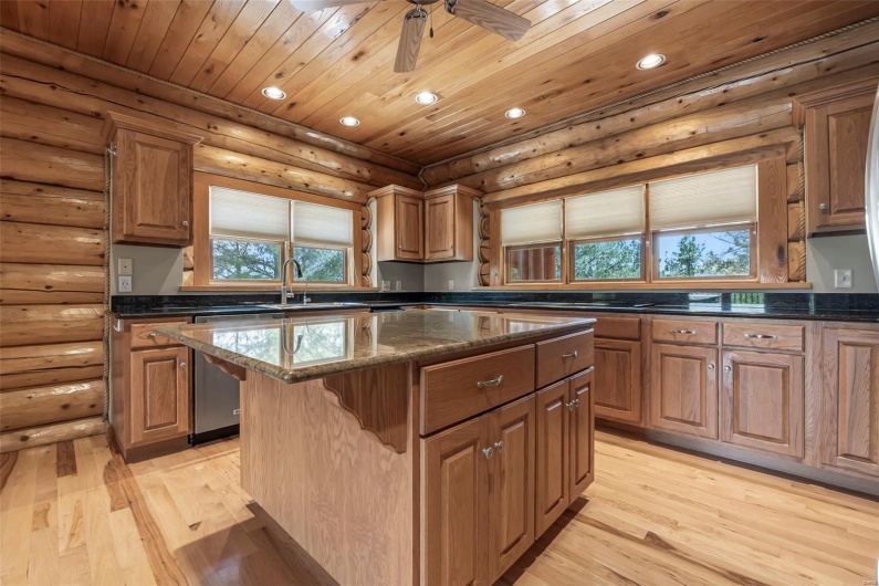 Modern Kitchen with Beautiful Views