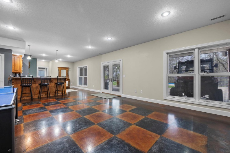 Lower Level Access to Patio/Pool 