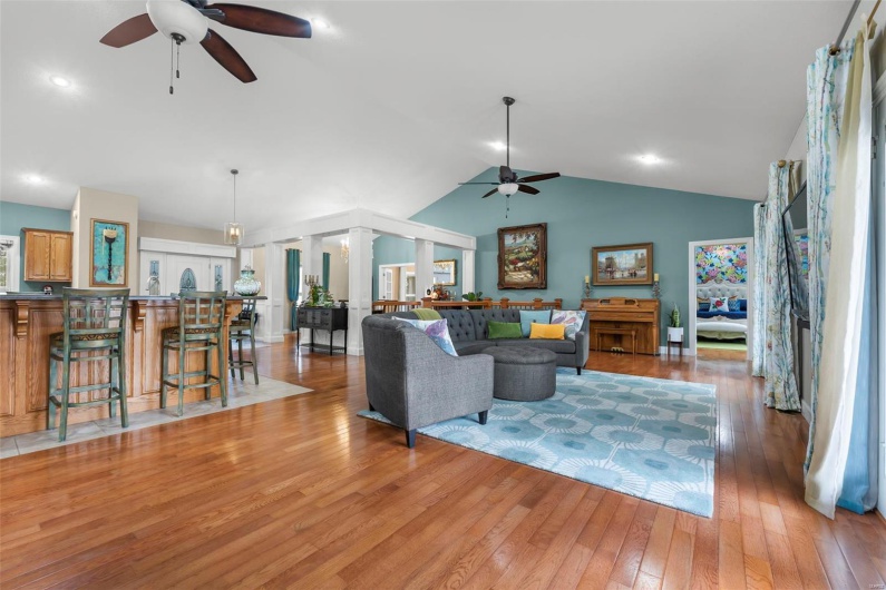 Spacious Split Open Floor Plan