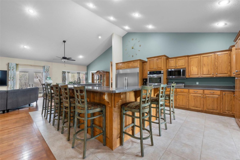 Gourmet Chef's Kitchen with High End Finishes