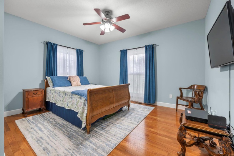 Main Level Guest Bedroom with East Views