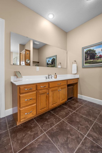Primary Bathroom with His & Hers Vanities