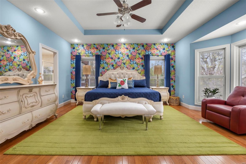Primary Bedroom with Private Sunroom Access