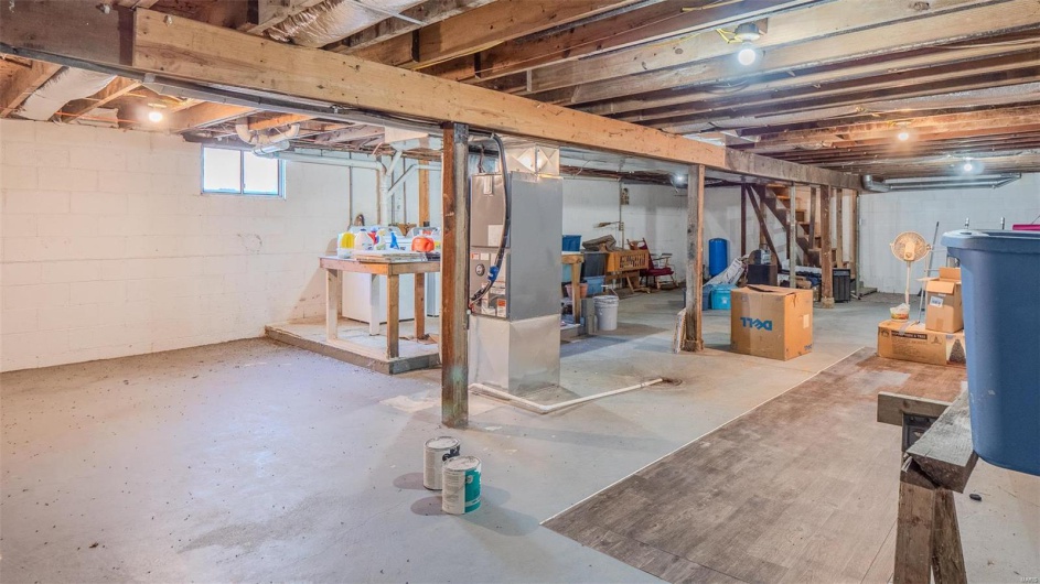 View of basement