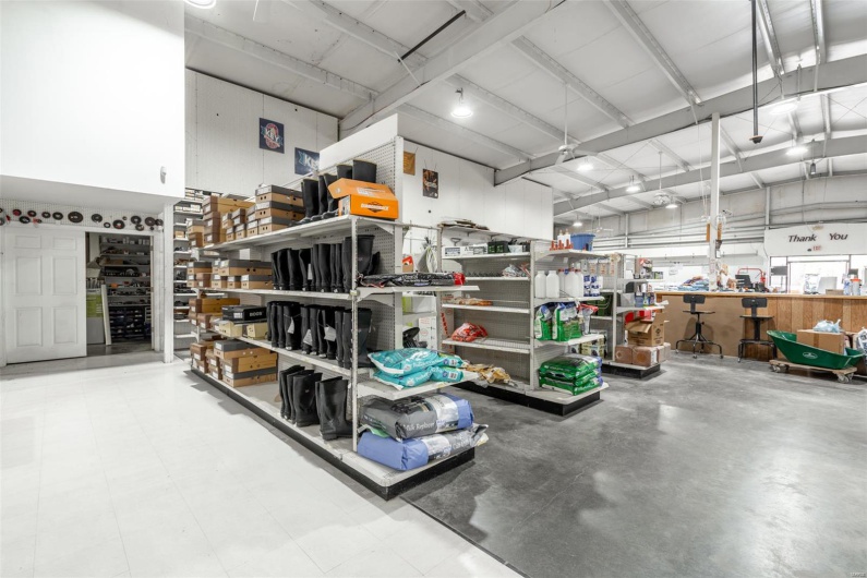 View of storage room