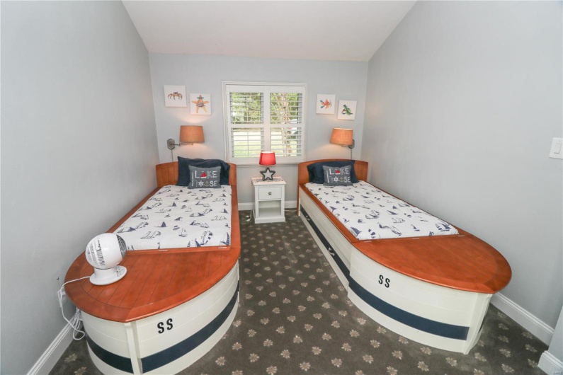 Bedroom with baseboards