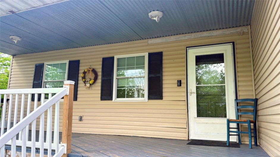 View of exterior entry
