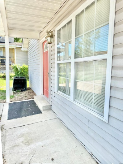 View of exterior entry