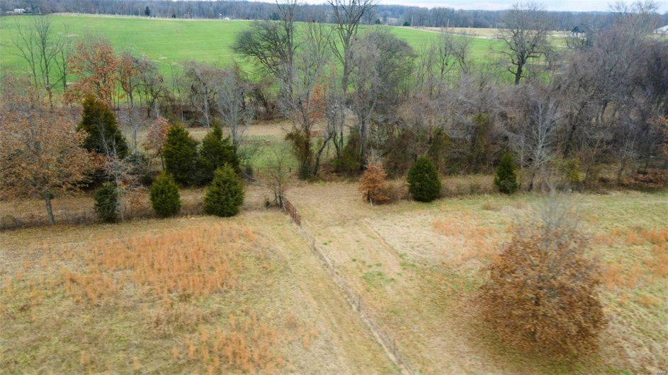 Bird's eye view featuring a rural view
