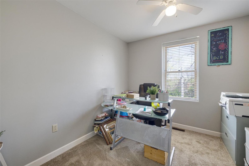 2nd Floor, Bdrm #3, currently office