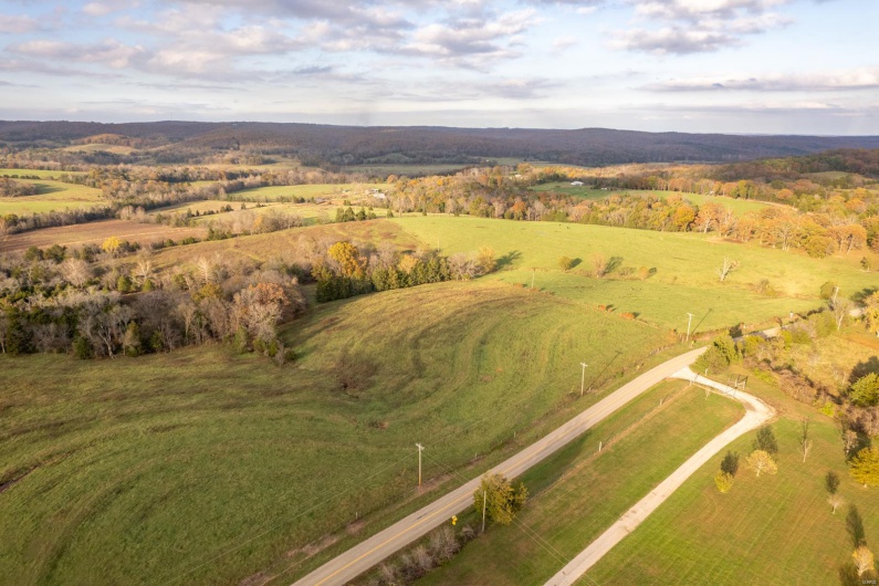 Bird's eye view with a rural view