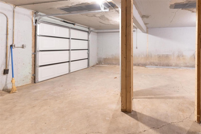 View of tuck under garage