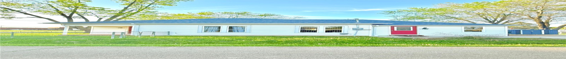 Residential For Sale Ranch-style house featuring fence, a storage shed, entry steps, an outbuilding, and a front yard