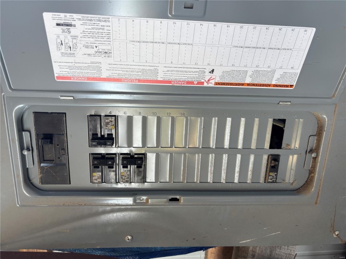 Utility room featuring electric panel