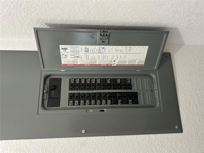 Utility room featuring electric panel