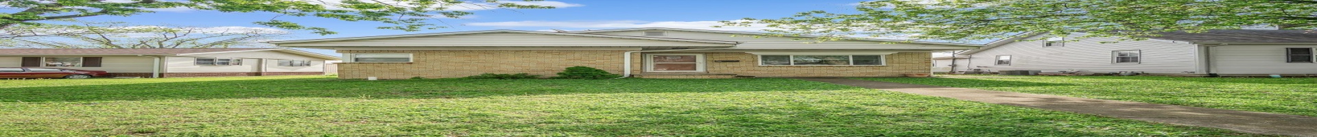 Residential For Sale Bungalow-style house featuring brick siding, a front lawn, and cooling unit