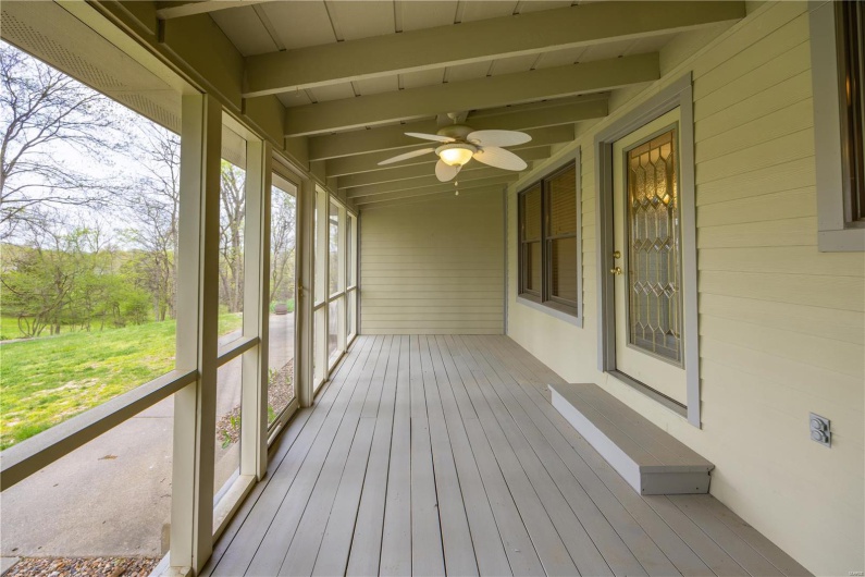 Screened porch