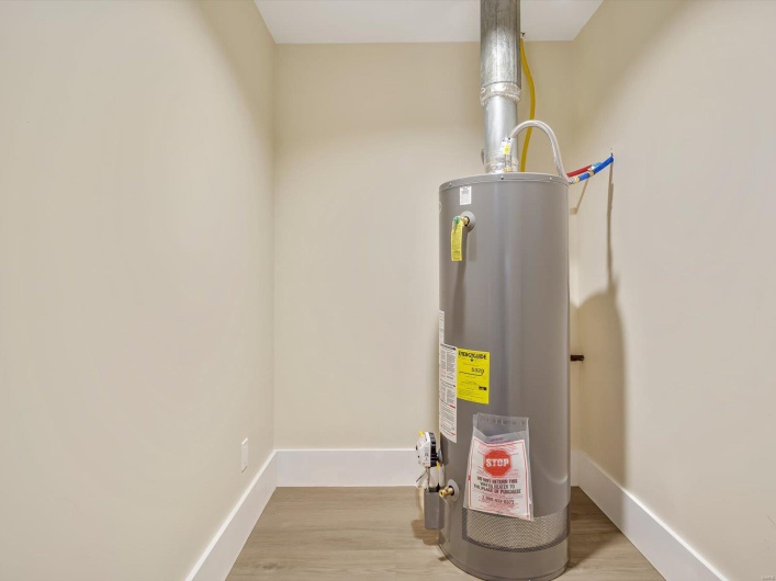 Utilities with water heater