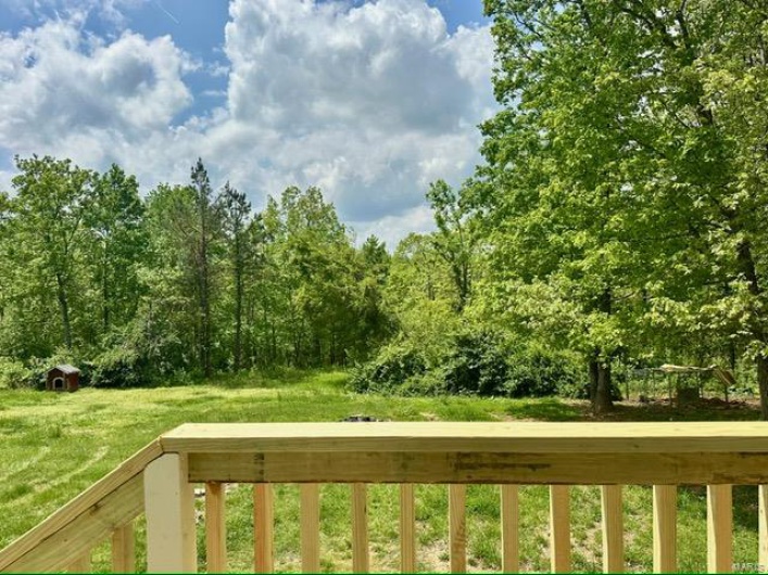 View from back deck