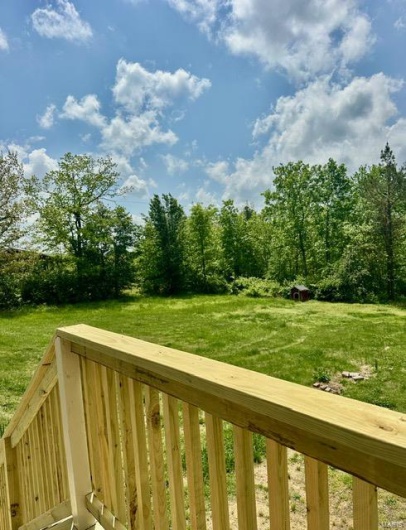 View from back deck